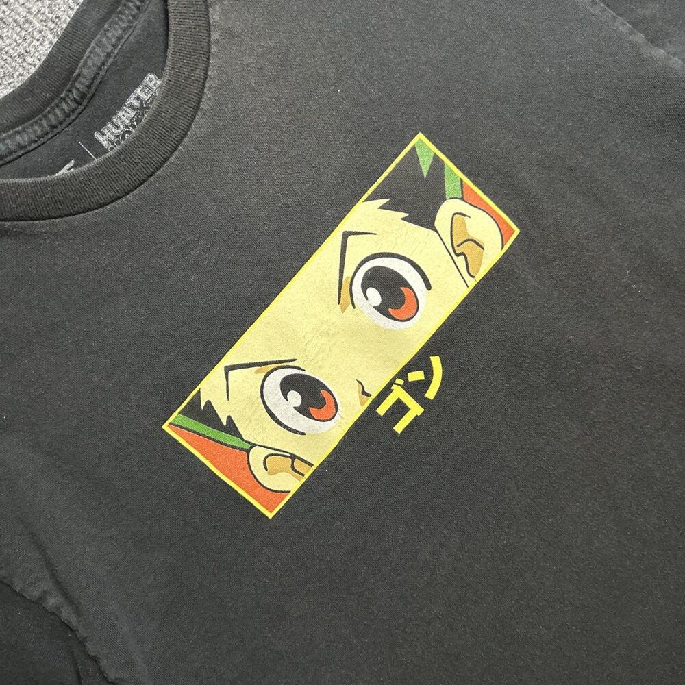 Hypland Hunter x Hunter Anime Gon Eyes T-Shirt sz M Black